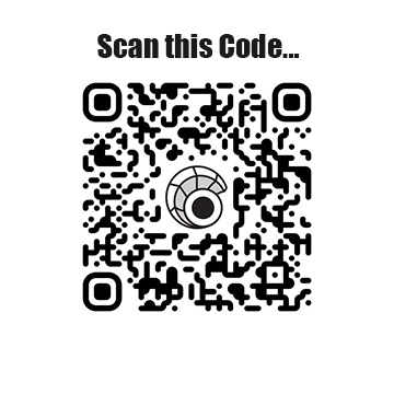 Image of a QR code instructing the user to scan the code to access Virtual Reality in Books